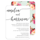 Mint Swoosh Names Invitations Image 5 of 7